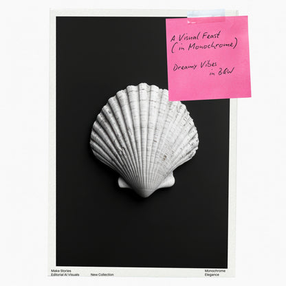Monochrome Elegance: Dreamy Beach and Summer Aesthetic