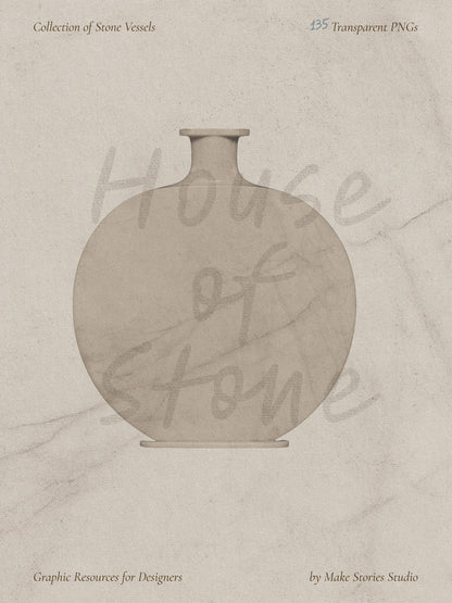 Heirloom Vessel Collection - Vases & Perfume Bottles made of Stone