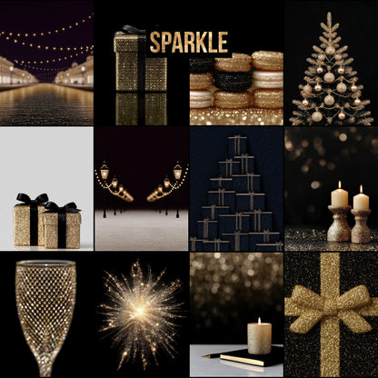 Black & Gold Luxury Holiday Aesthetic