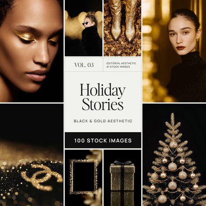 Black & Gold Luxury Holiday Aesthetic