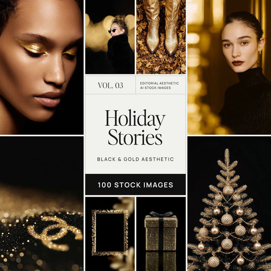 Black & Gold Luxury Holiday Aesthetic