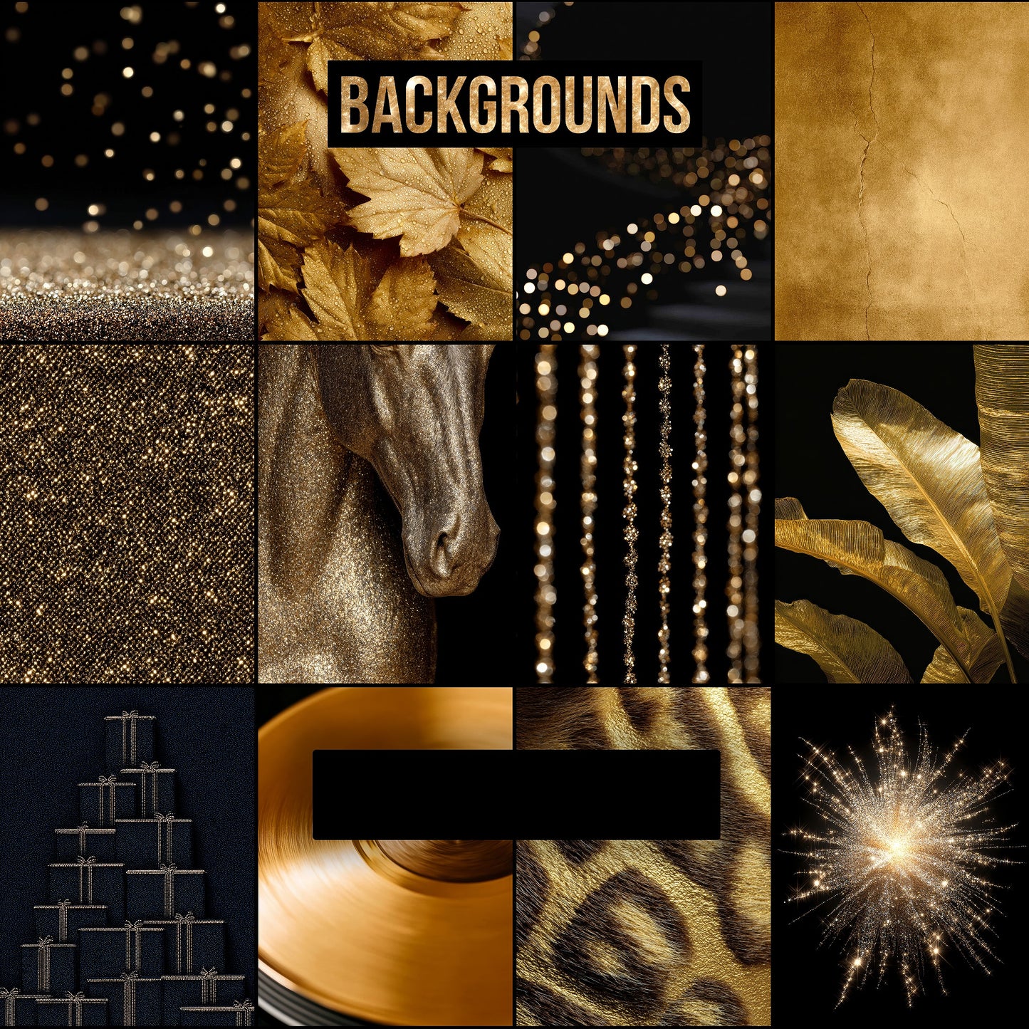 Black & Gold Luxury Holiday Aesthetic