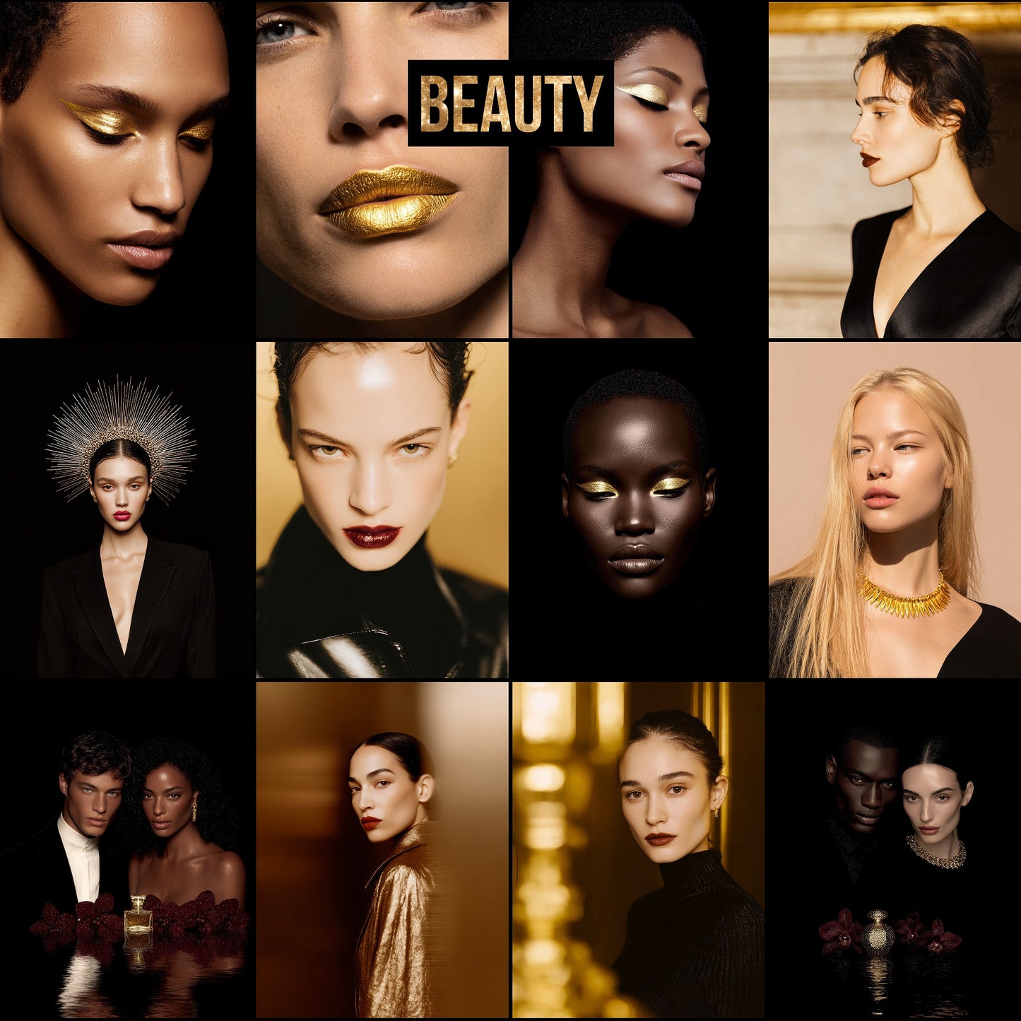 Black & Gold Luxury Holiday Aesthetic