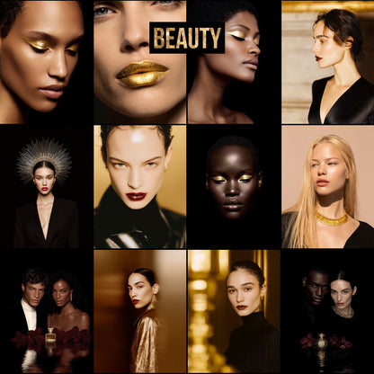 Black & Gold Luxury Holiday Aesthetic