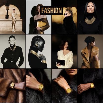 Black & Gold Luxury Holiday Aesthetic