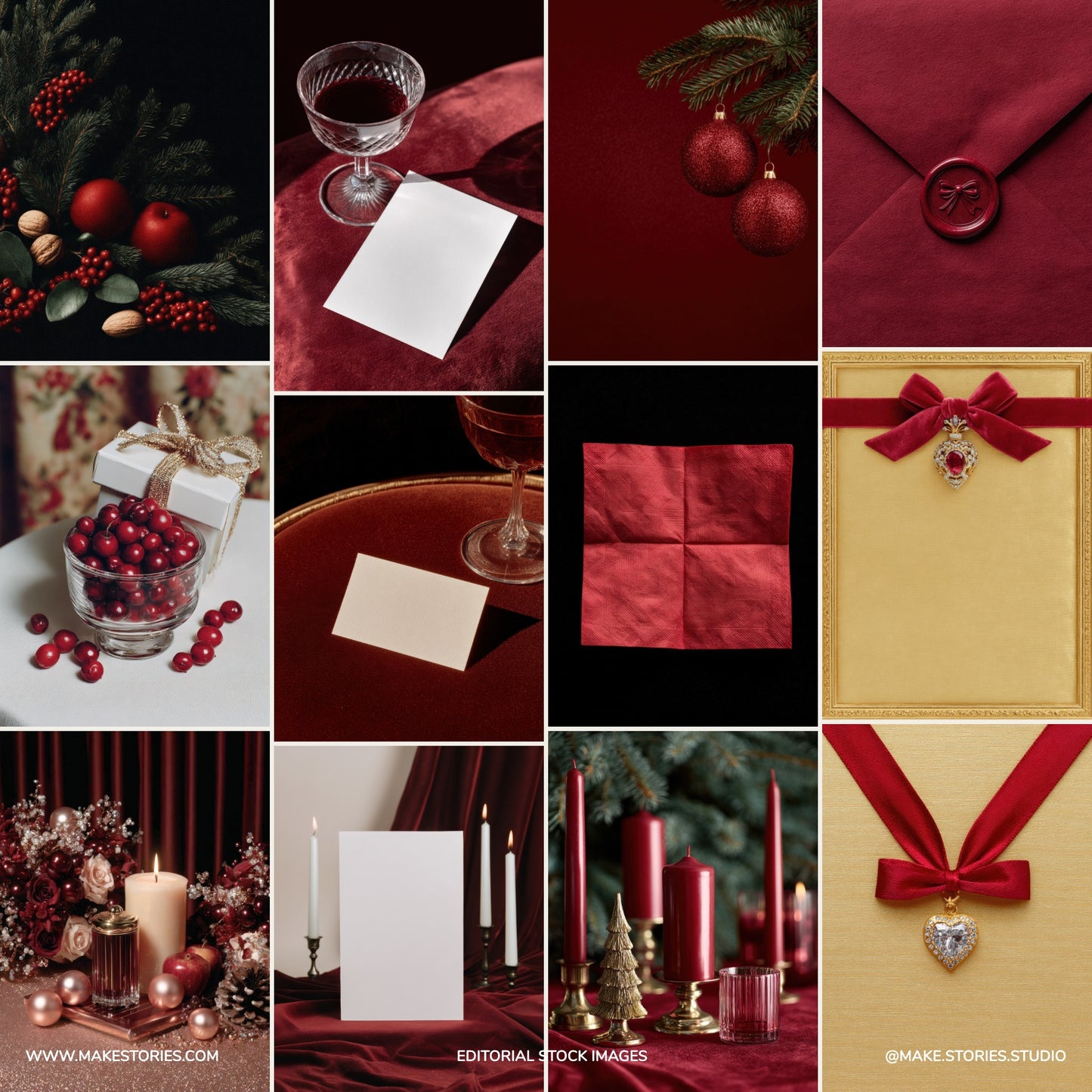 Holiday Stories - Refined Red Aesthetic