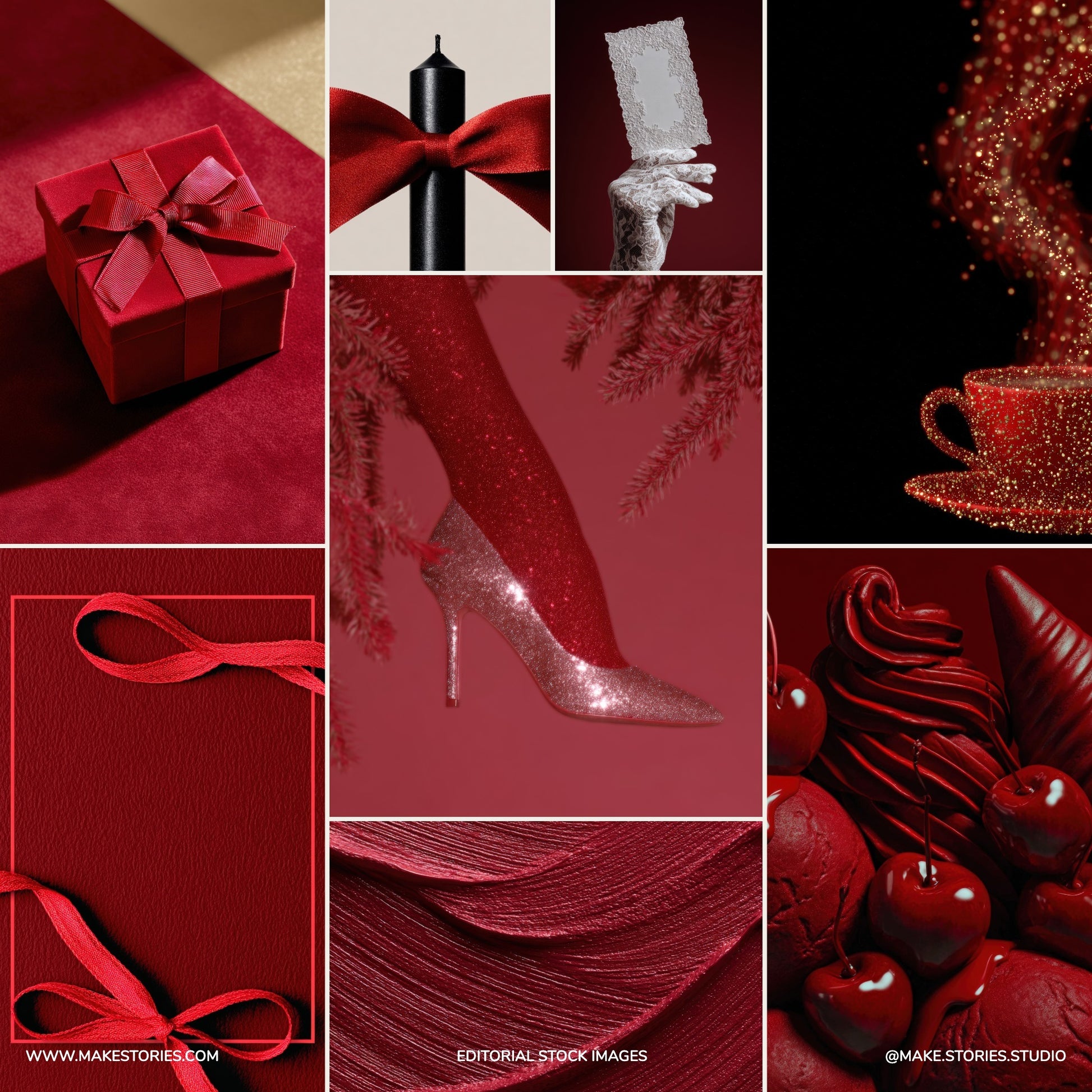 Holiday Stories - Refined Red Aesthetic