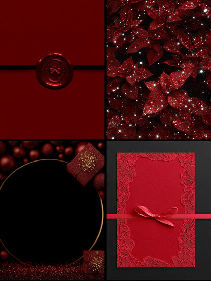 Holiday Stories - Refined Red Aesthetic