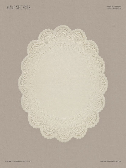 The Doily Archive — 80 Beige Lace Frames & Borders