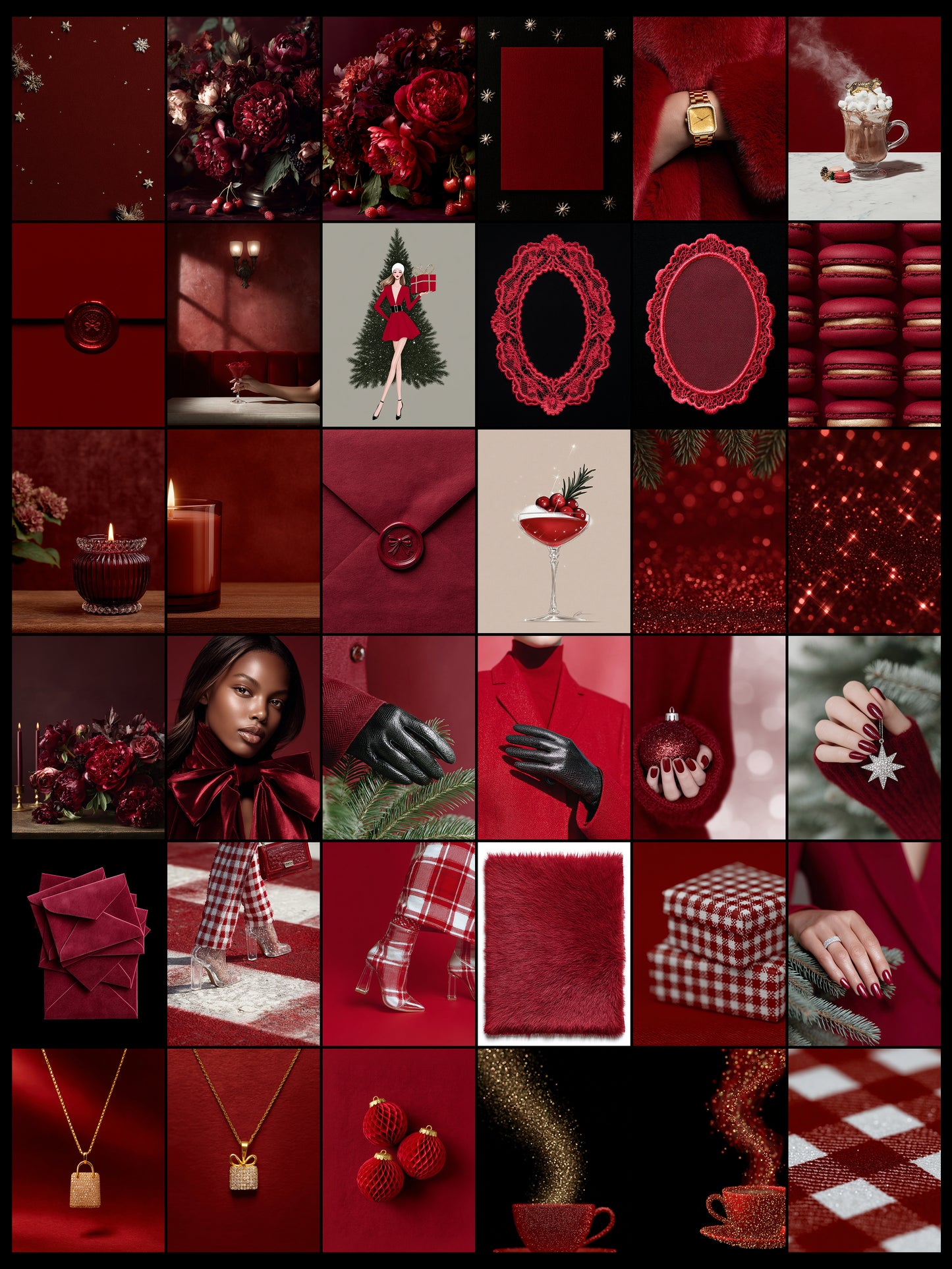 Holiday Stories - Refined Red Aesthetic