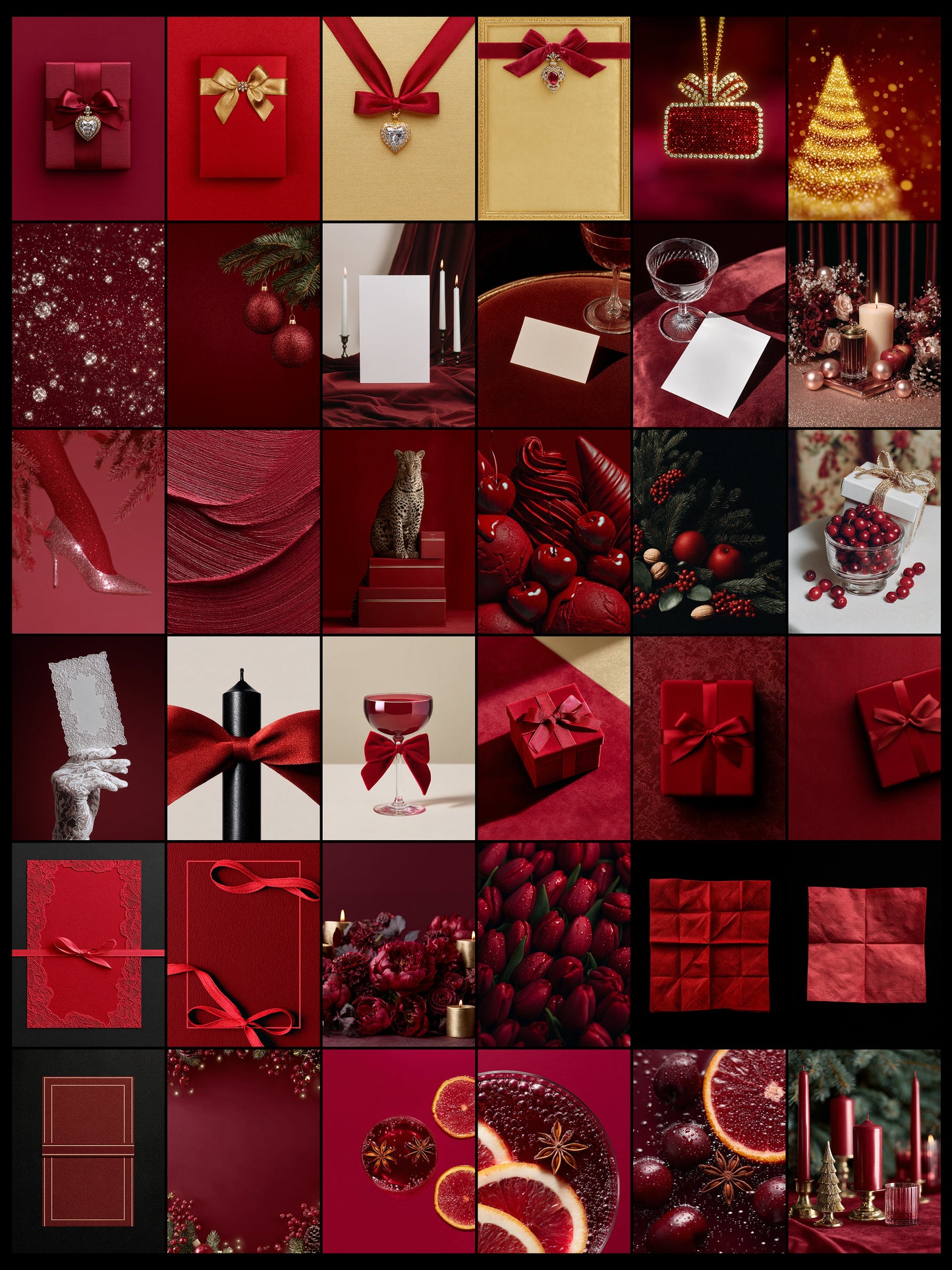 Holiday Stories - Refined Red Aesthetic
