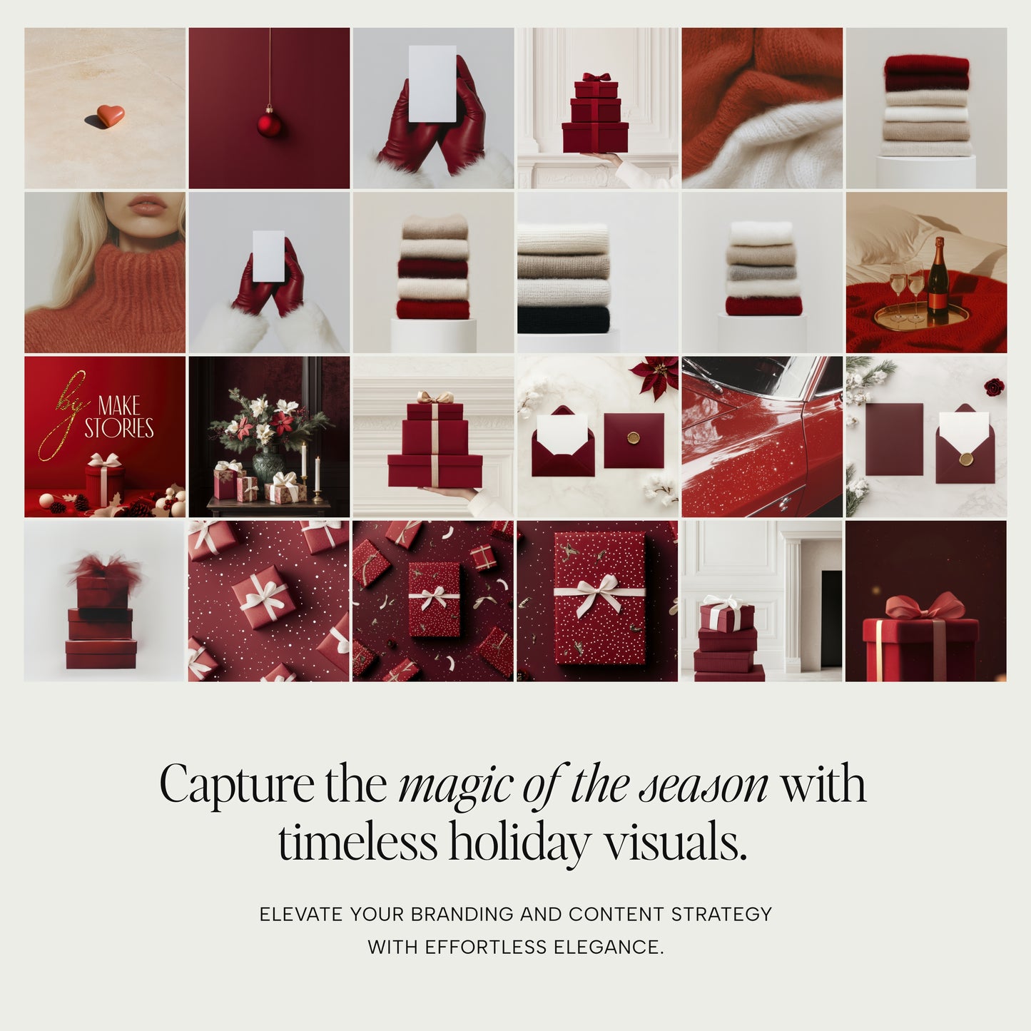 Holiday Stories - Refined Feminine Christmas Content Aesthetic