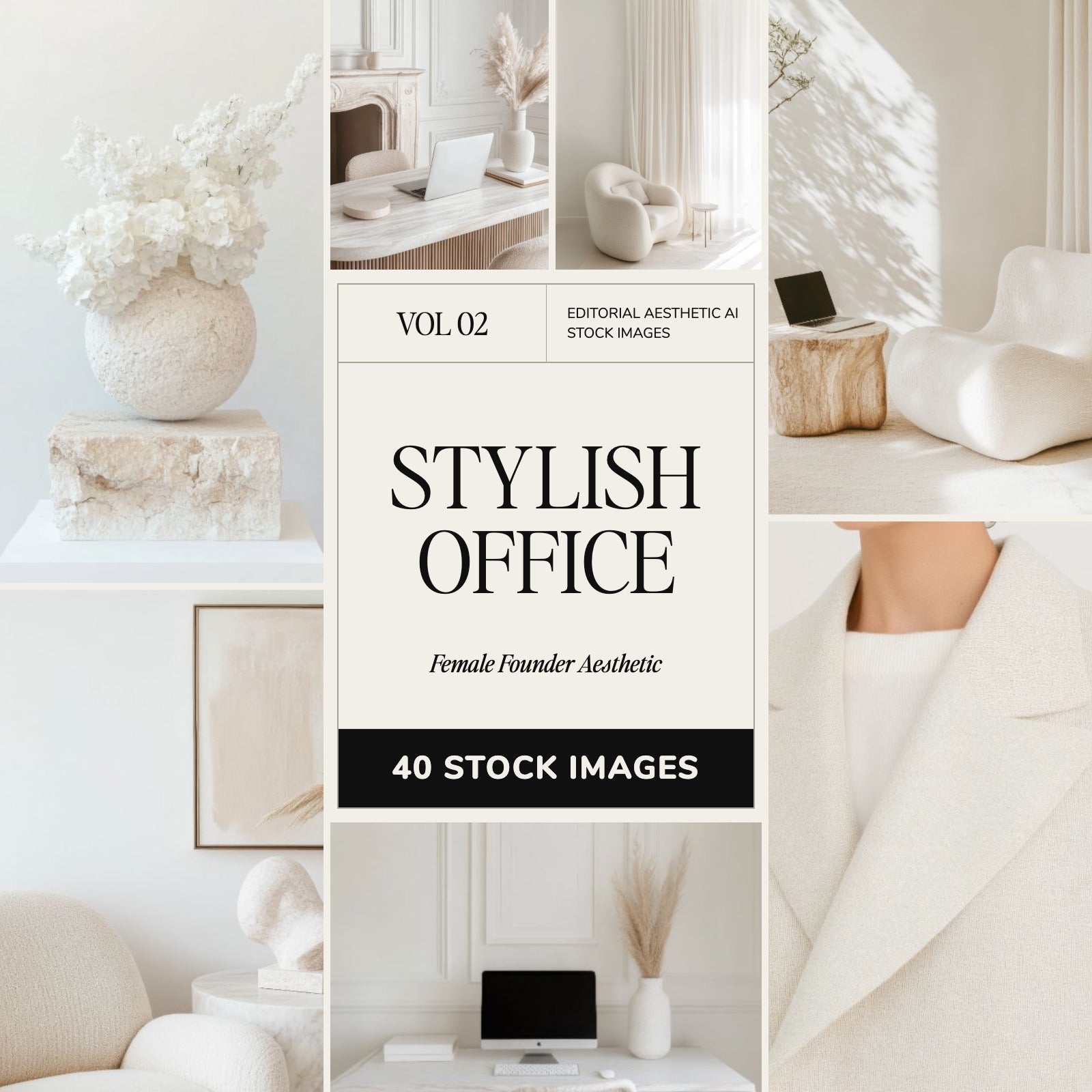 Stylish Feminine Home Office – Vol 02