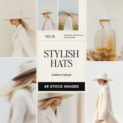 Stylish White Hats