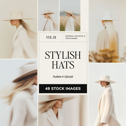 Stylish White Hats