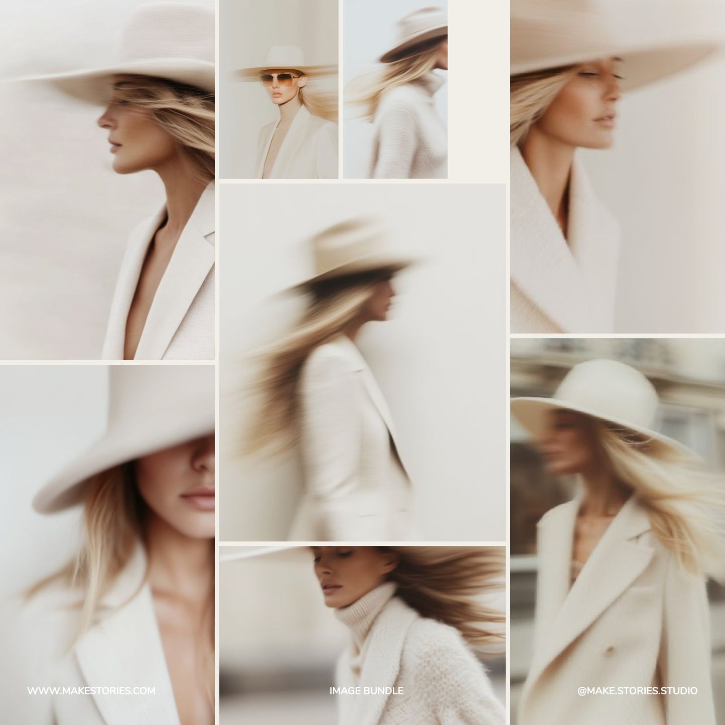 Stylish White Hats