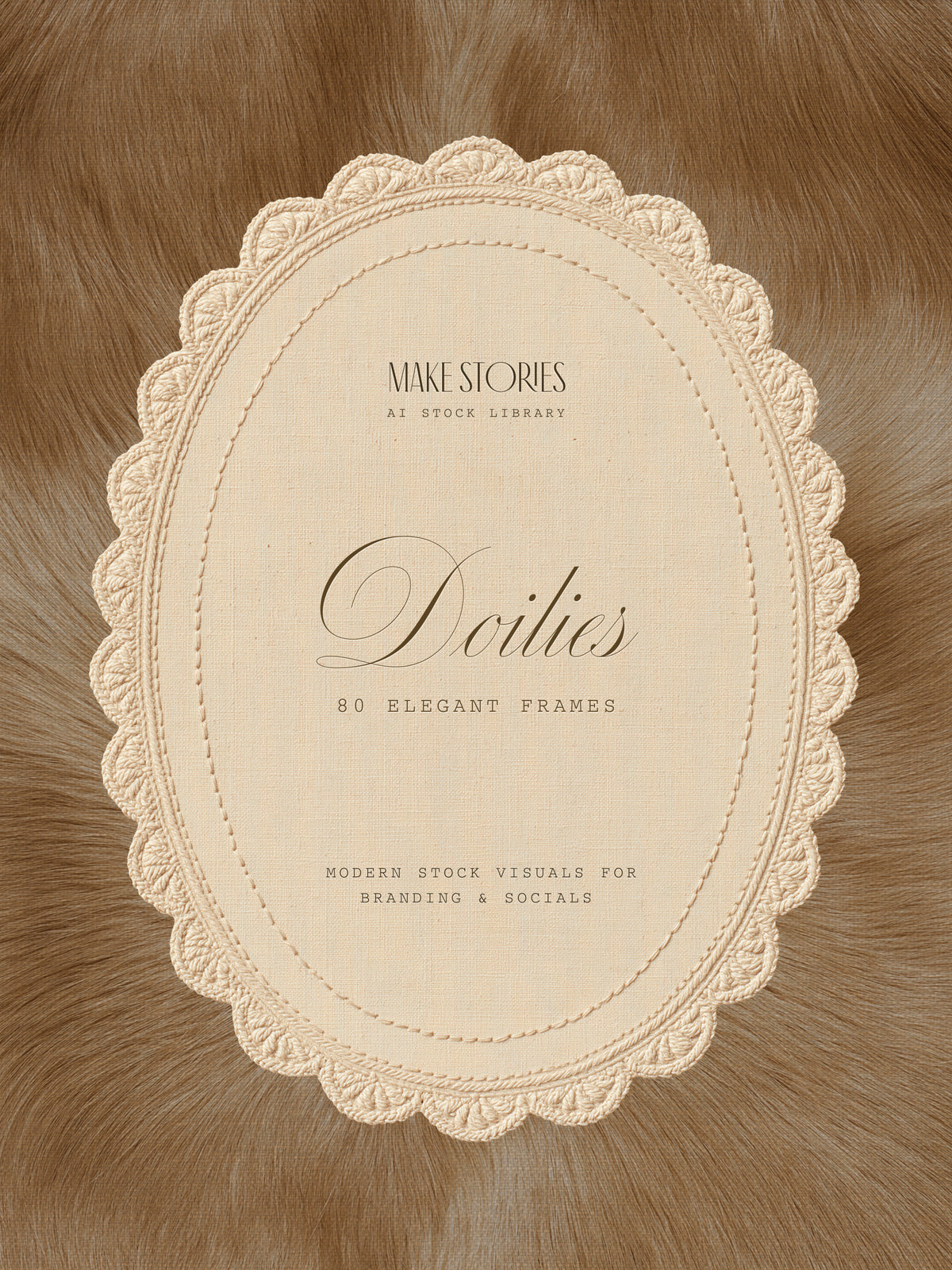 The Doily Archive — 80 Beige Lace Frames & Borders